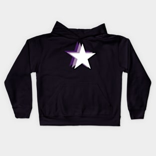 purple star Kids Hoodie